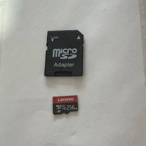 Lenovo MicroSD Card 256GB with Black Adapter